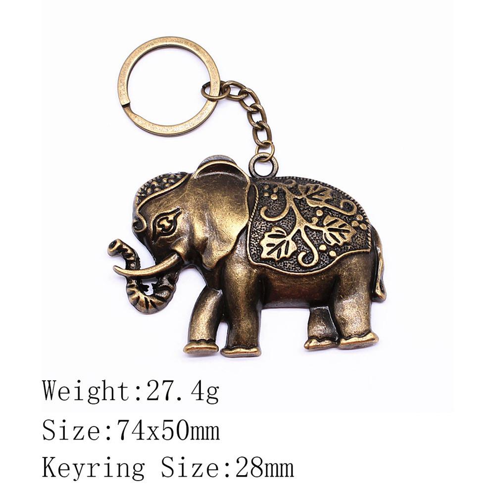 Wedding Anniversary Men Keychain Elephant Key Ring Women's Clothing Chains For Boys