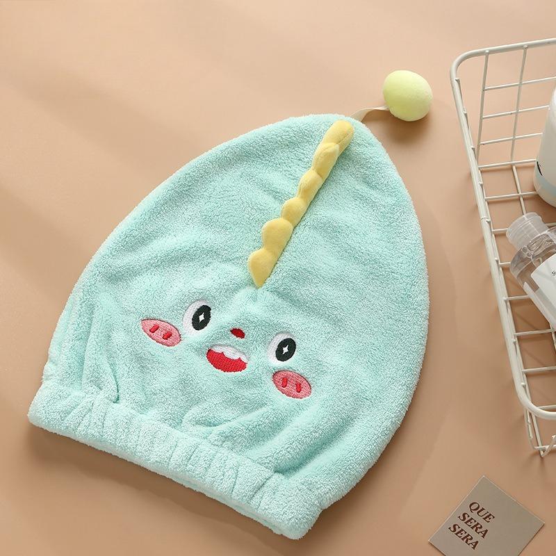 Рыба-клоун Забавная Водопоглощающая Шапочка для сушки волос из кораллового вельвета Мультяшная Милая Животное Питомцем Трехмерная Форма Шапочка для душа