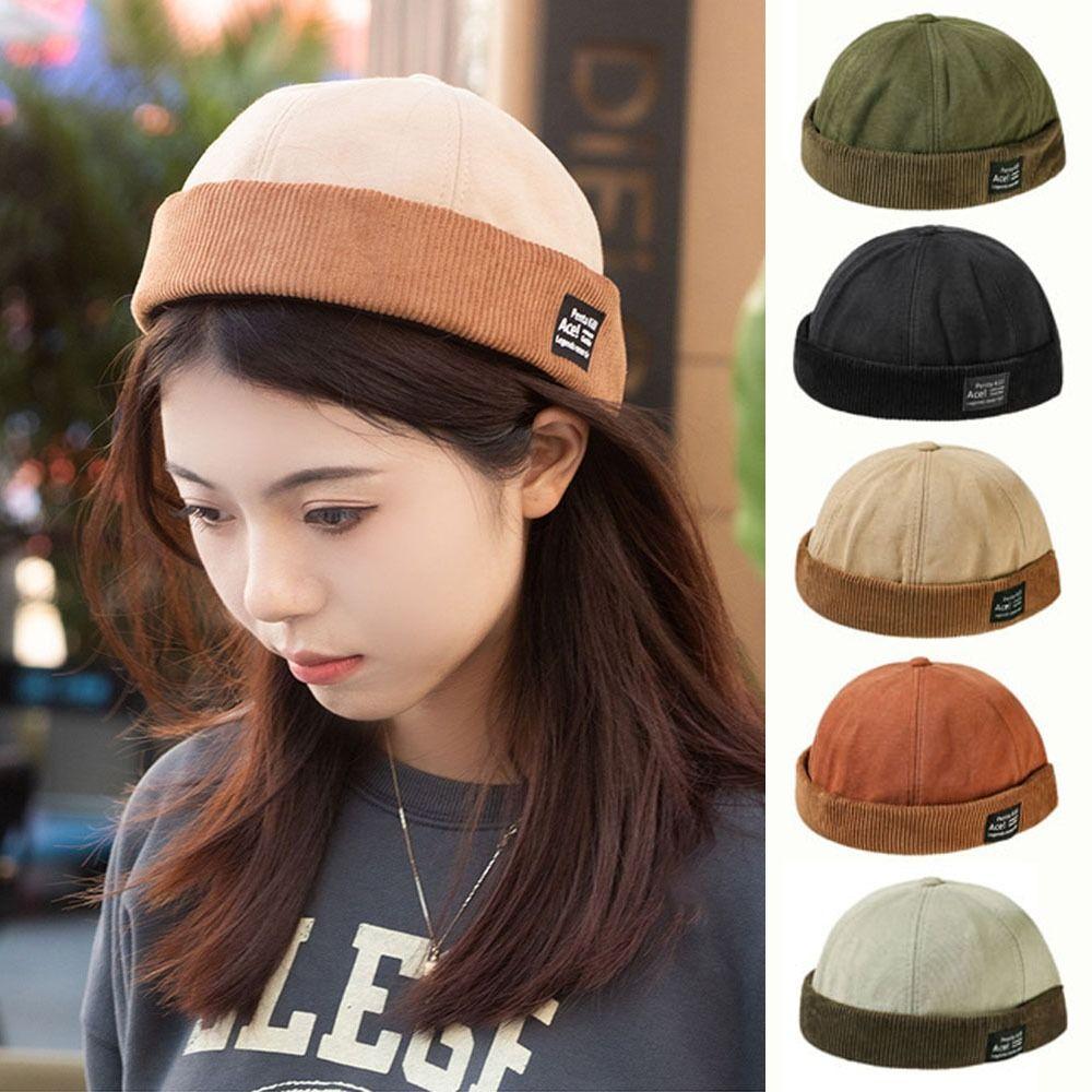 Теплая шляпа владельца Вельветовая вельветовая кепка Портативная кепка Докера Женская