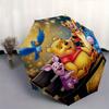 1 Auto Open Winnie the Pooh, Tigger Themed Colorful 8-rib Portable Umbrella for Men and Women, A Compact Commuting Companion Suitable for Da