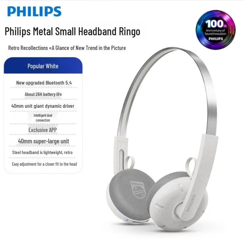 Philips Беспроводные полноразмерные наушники TAH2000