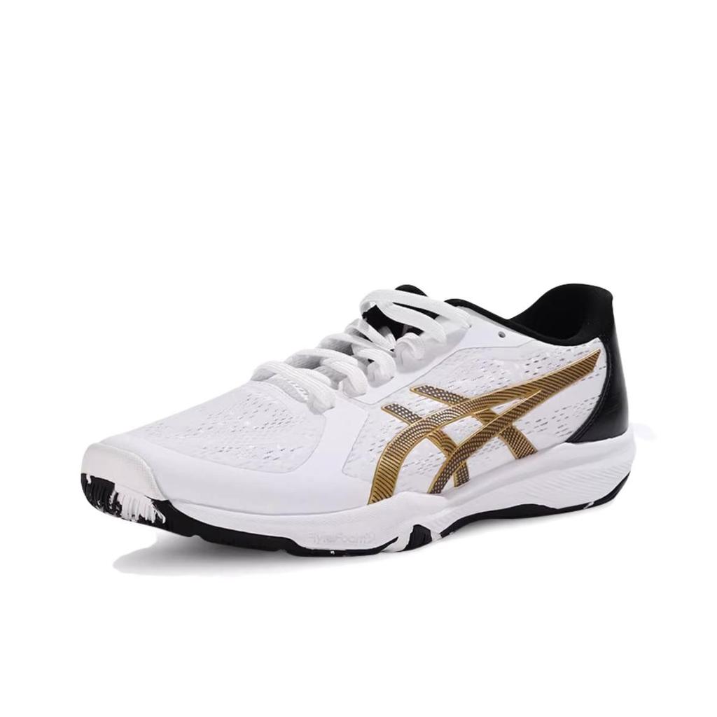 Asics Кроссовки унисекс DynaFeather Белые Черные Золотые 1073A064-101