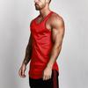 Muscleguys Sports Vest Summer Casual Loose Bottoming Shirt Men's Fitness Mesh Sleeveless T-shirt