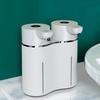 USB Rechargeable Double-Head Soap Dispenser Wall-Mounted Disinfectant Distributor  Hospital Use