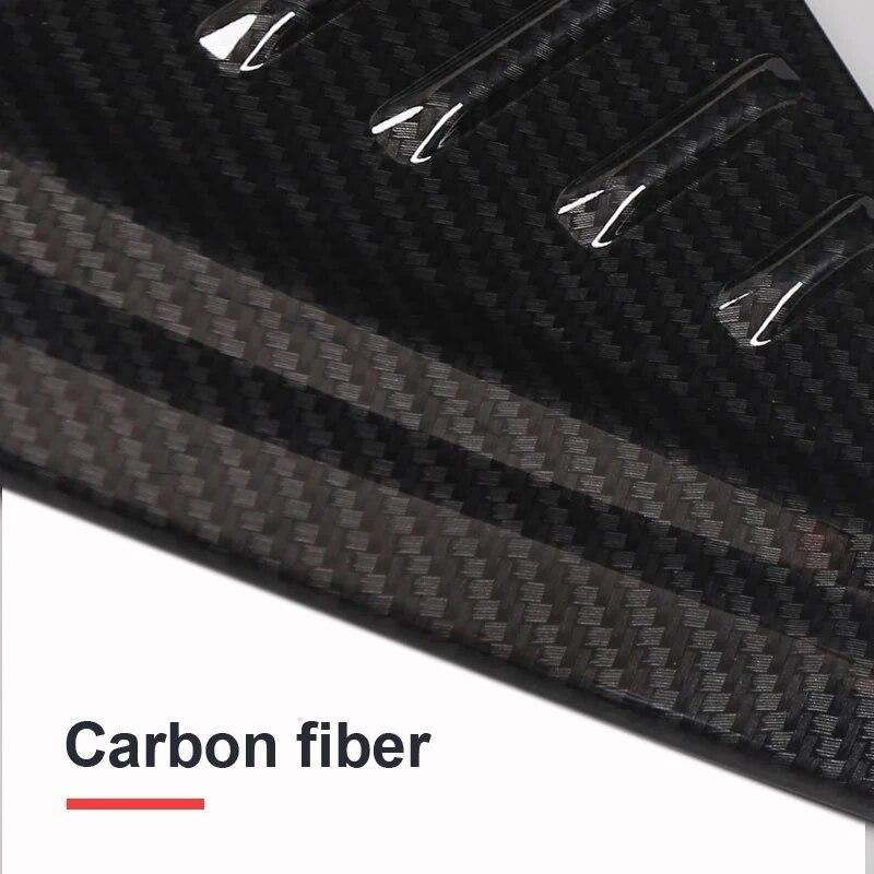 ABS Car Front Fender Engine Side Air Vent Cover Shark Gills Side Vent Sticker for Toyota C-HR CHR 2016 2017 2018