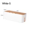Plastic Wire Junction Board Hide Wires Desk Cable Computer Organizer Box Durable Storage Box