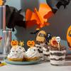 10Pcs/Bag Halloween Toothpicks Pumpkin Ghost Bat Fruit Fork Dessert Cocktail Cake Decoration Picks Halloween Party Supply