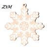Lightweight Wood Hanging Ornaments Wooden Christmas Snowflake Ornaments, Rustic Xmas Tree Decorations, Boho Handmade Gift Embellishments Winter