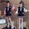 Girls' Spring and Autumn Sports Set Korean Baseball Jacket Pleated Skirt Children's Two-piece Set