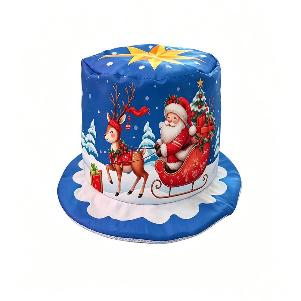 New American Christmas Hat Uncle Sam Hat Holiday Decoration Props Children's Cartoon Top Hat Top Hat