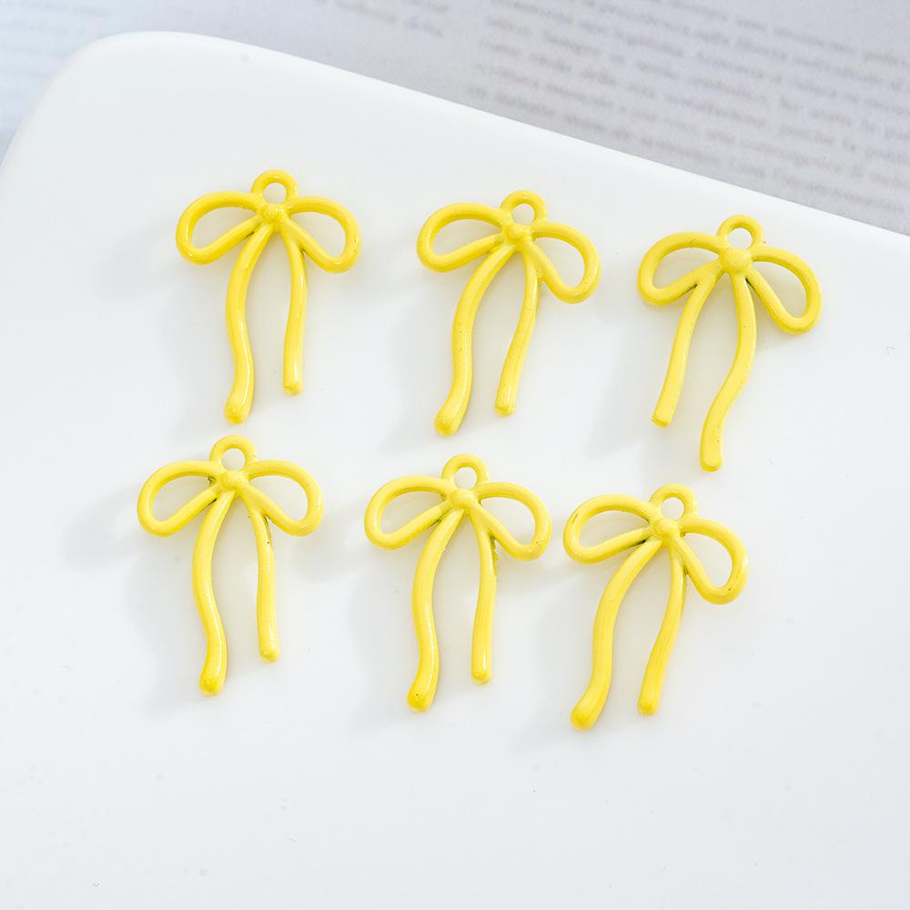 Подвеска-кулон в виде лука-стримера из сплава, Ювелирные изделия, Сделай сам, Ручная работа, Браслет, Ожерелье, Подвеска, Материал для аксессуаров