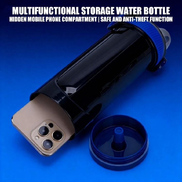 Unassuming Yet Practical Metal Travel Cup Equipped With A Secret Waterproof Compartment Multipurpose Drink Flask