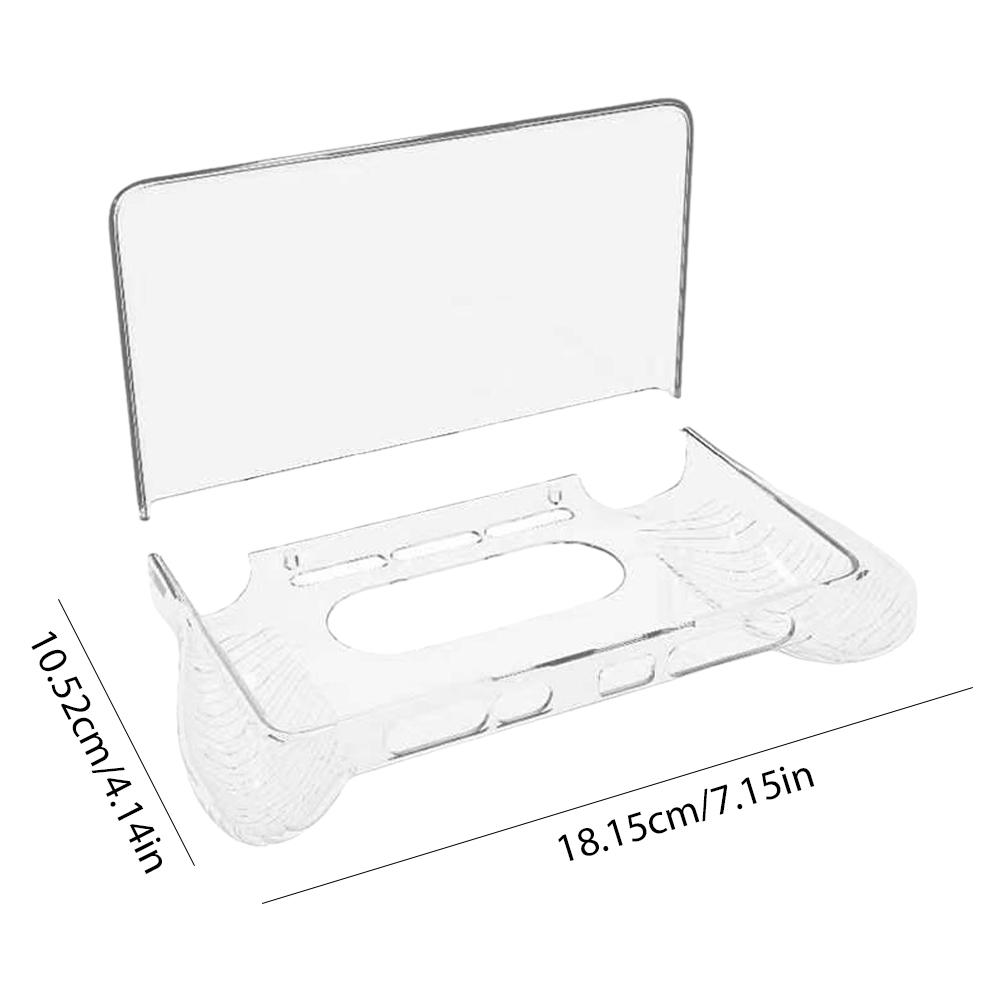 For AYN THOR Handheld TPU Protective Case Flip Up Game Console Transparent Soft Shell Handheld Console Protective Cover