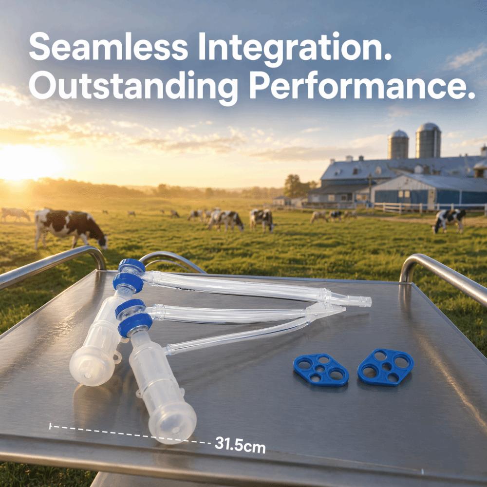 3Pcs Plastic Sheep Milker Machine Durable Milking Teat Cup Sheep Milking Machine