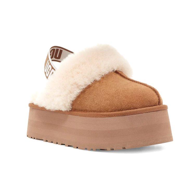 UGG Женские тапочки Funkette Каштановые 1113474-CHE
