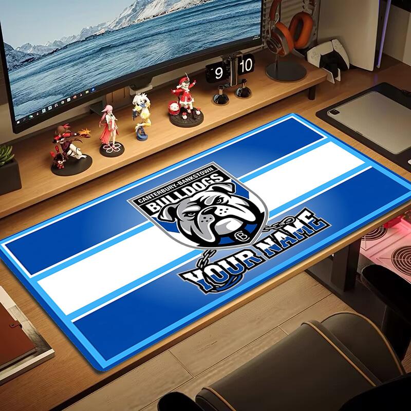 Canterbury-Bankstown Bulldogs Print Cushion Non-slip Laptop Tablet Big Mousepad XXL Mat Mini PC Playmat With Lock edge
