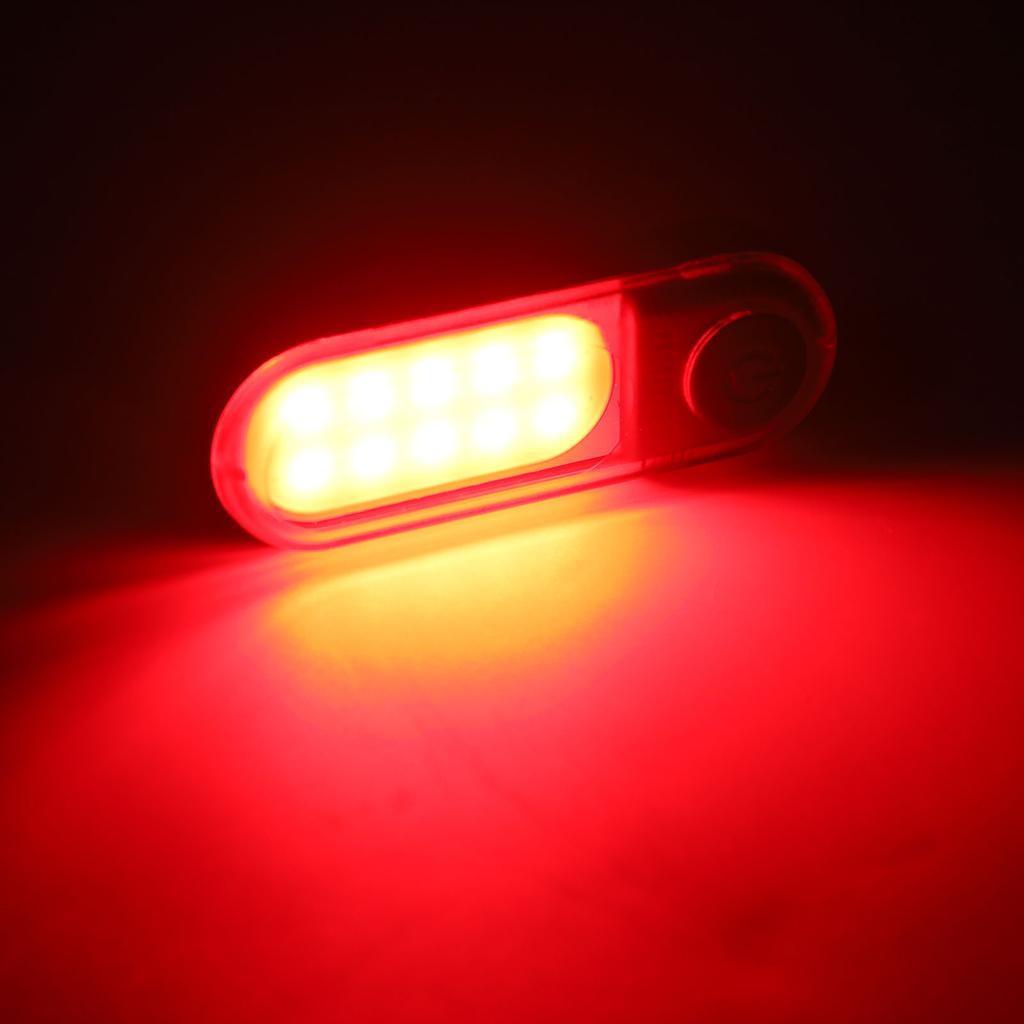 Налобный фонарь для бега Водонепроницаемый Сигнальный фонарь USB-перезаряжаемый Предупреждающий свет COB 5 режимов освещения для кемпинга и пеших прогулок