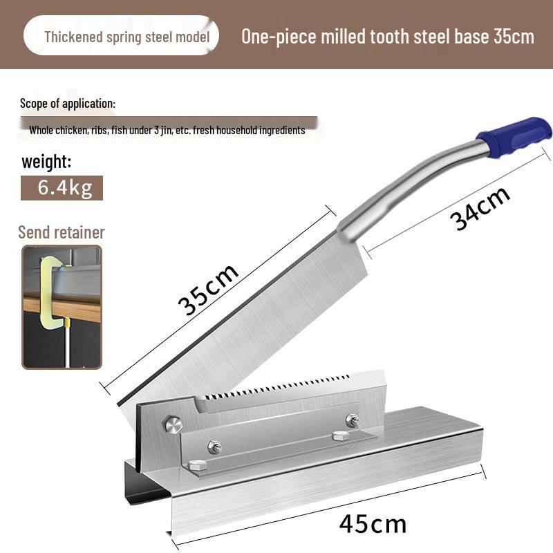 Гильотинный костерез: Бытовое и коммерческое использование для рубки костей, маленьких свиных ножек, куриных ребер