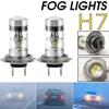 2/1pcs Car Fog Light Bulb H7 Bright Aluminum Halogen Lamp 1000LM LED Headlight Bulb 6000K Car Tail Light Replacement Bulbs