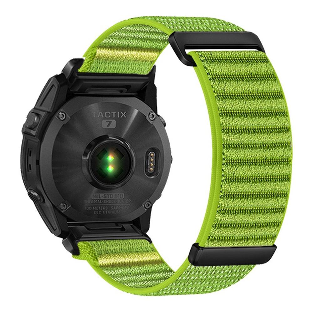 20mm Watch Band For Garmin Fenix 7S / 7S Pro / 6S / 6S Pro Two-Piece Magic Tape Nylon Woven Wrist Strap