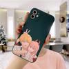 Чехол для телефона «Человек бензопилы» в Японии для IPhone 14 11 12 13 Pro Max X XR XSMax 6 6S 7 8 Plus SE 2022, мягкий квадратный цветной чехол для телефона