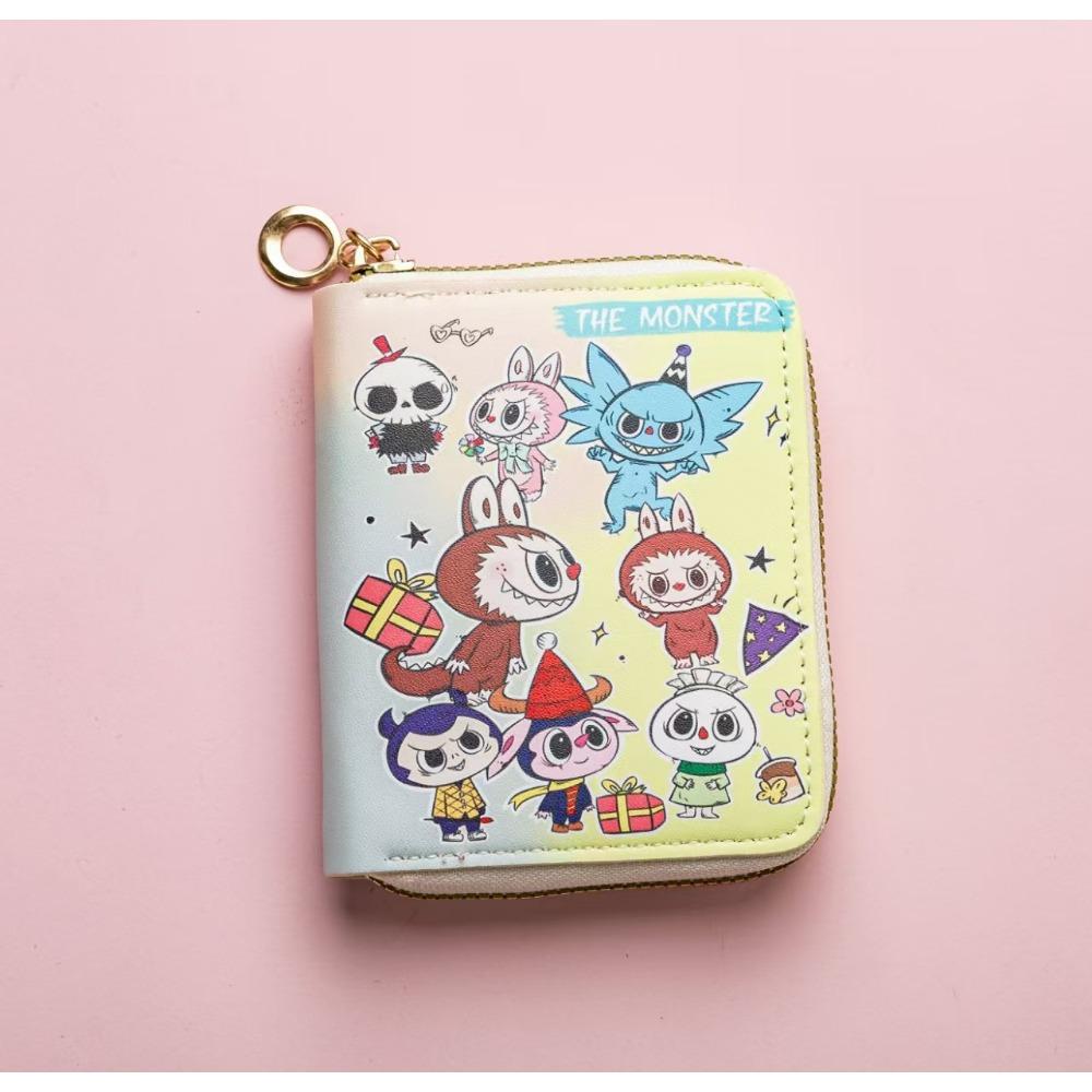 Small Wallet Short Kabibara Folding Card Bag Student Small Multi-ID Wallet