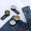 5/10pcs Metal Button Extender Perfect To Any Jeans Pants Free Sewing Retractable Jeans Waist Button Extended Buckles Fixing Kit