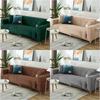 4 1 2 3 Seater Velvet Sofa Cover Stretch Non Slip Sofa Slipcovers For Living Room L Shape Sectional Couch Cover Armchair Covers
