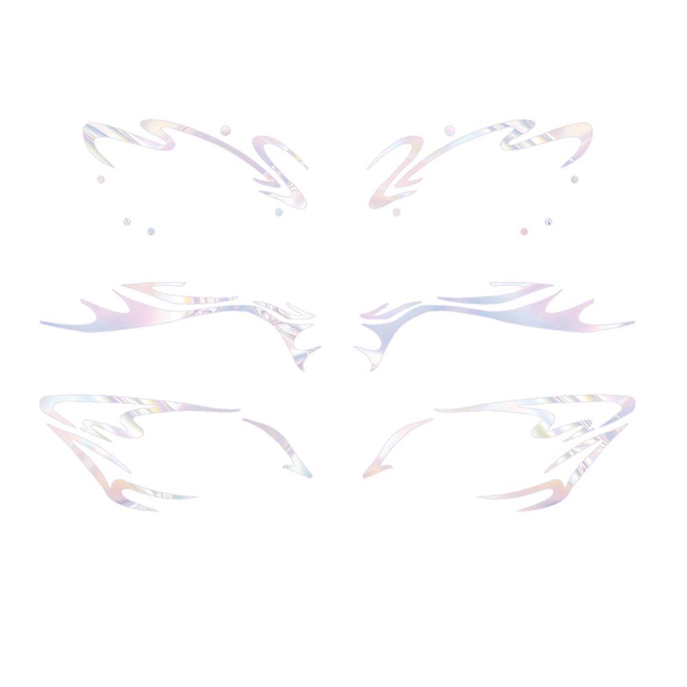 European And American Eye Makeup Tattoo Stickers Waterproof Simulation Makeup Eye Stickers Face Q6J6