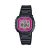 LA-20WH-4A Digital Watch for Women and Girls, Black and Pink, International Model [Parallel Import]