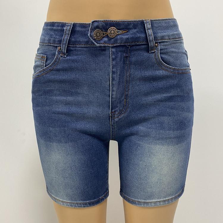 Summer Women's Models Retro Slim Thin Denim Shorts