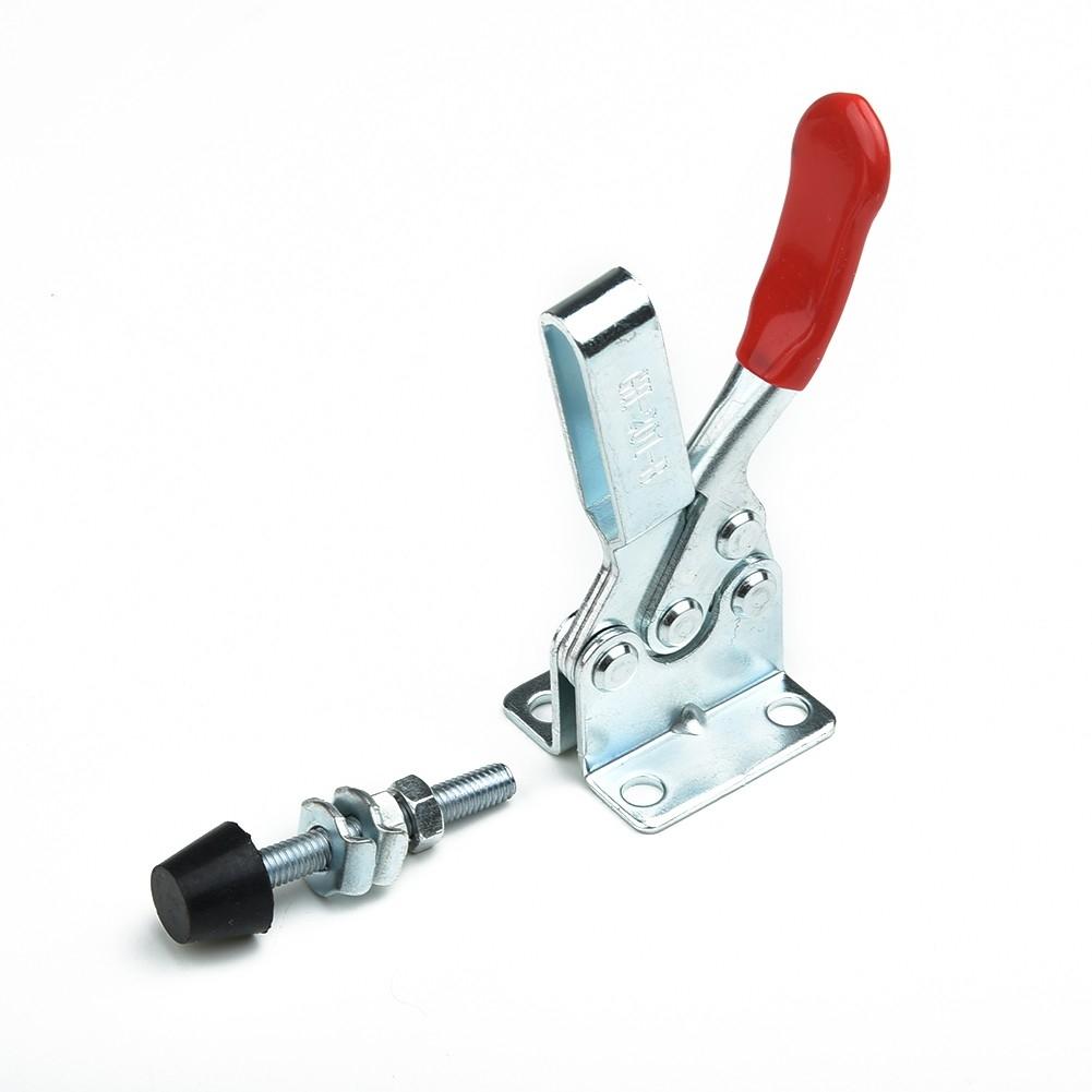 Мастерская Быстрозажимные зажимы Ручной инструмент Принадлежности 4 шт. Оцинкованный железный зажим-рычаг