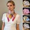 Square Paisley Hijab Satin Scarf Shawl High Quality Silk Scarf  Hair Accessories