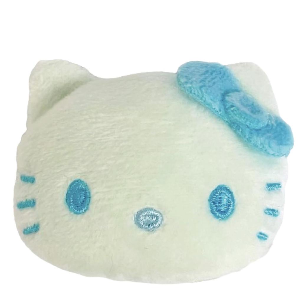 Nakajima Corporation Hello Kitty Color Variation Plush Badge (Pattern Cannot Be Selected) 203724-24 H7.5 X W7.5 X D2.6cm