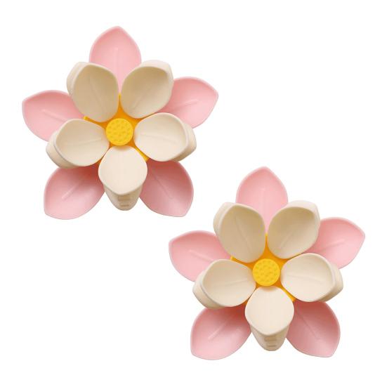 Клип Двухслойные цветы Магнитные магниты на холодильник Запечатыватель пакетов для закусок