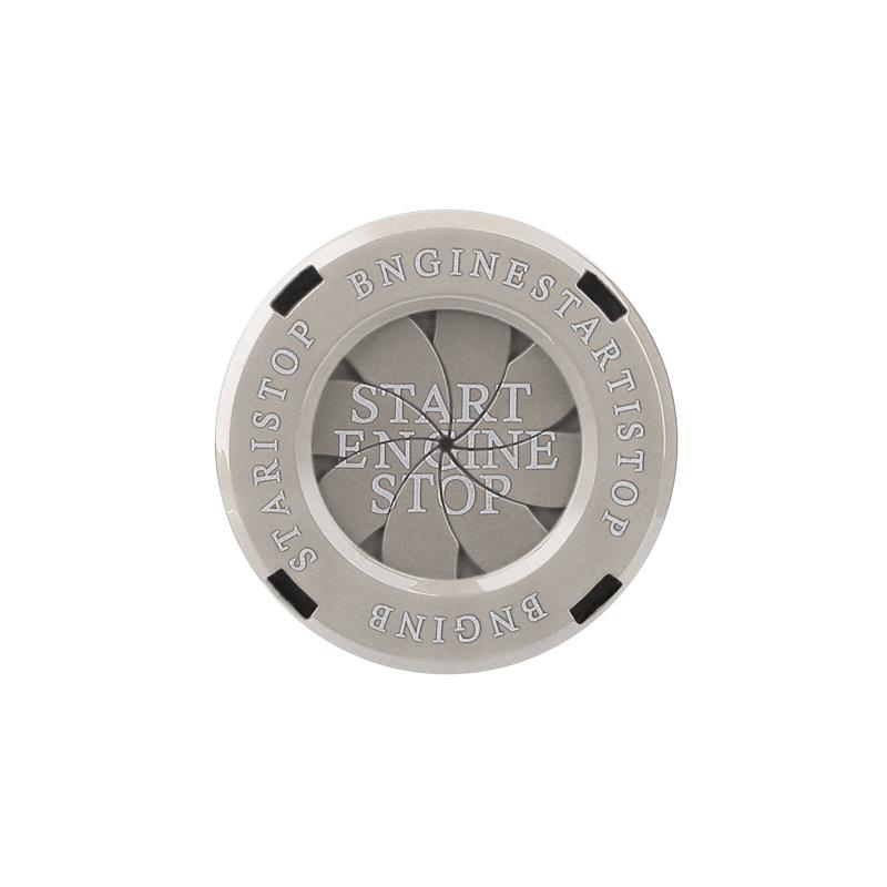 Universal Car Motorcycle Engine Start Stop Button Cover Auto Ignition Switch Rotatable Protection Cap Decor Decal Car Accessory