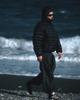 Anglan Duck Down Hooded Anorak Puffer - Black