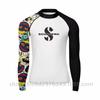 UV Protection Rash Guard Snorkeling Diving Surfing Long Sleeve High Neck Separated Swimwear Quick Dry