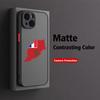 Матовая прозрачная карта паспорта Марокко Для чехла iPhone 17 16 15 14 13 12 11 Pro XR XS Max 7 8 Plus Противоударный чехол для телефона Y2K