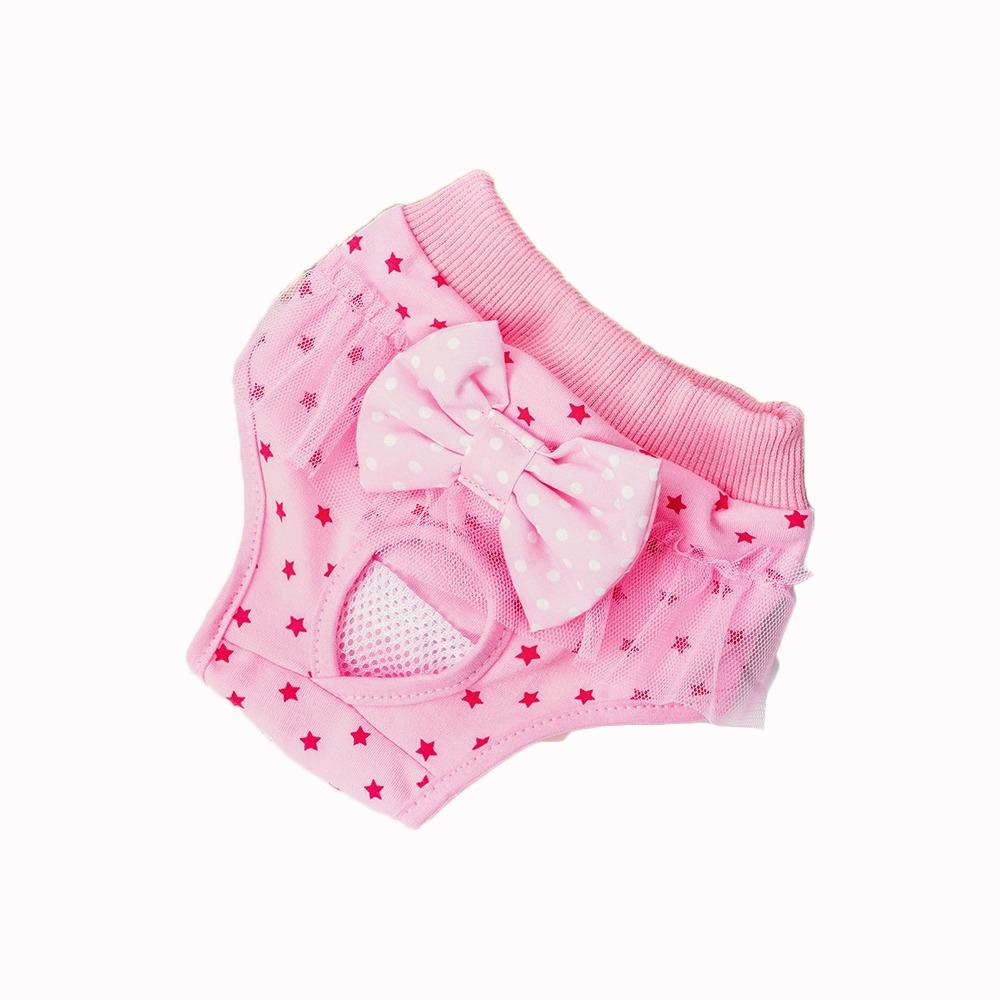 Подгузник для собаки Менструальные трусы Кружевные кошачьи шорты Принадлежности для щенков Физиологические трусы для питомца Для собаки/кошки