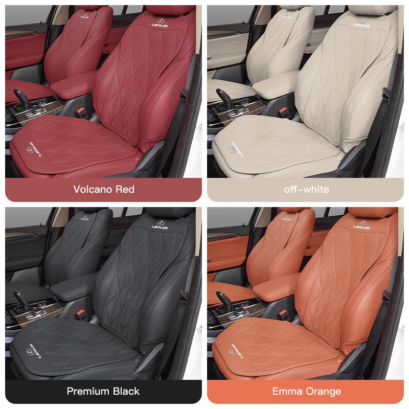 Чехол на сиденье автомобиля из кожи наппа, роскошная мягкая подушка, защидная накладка для Lexus F-SPORT ES RX NX LS UX LM LX GX LC RZ IS CT GS RC HS