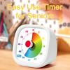 Visual Timer for Kids 60 Timer Silent Countdown Minute Pomodoro Timer Clock Rainbow Color Desk Time