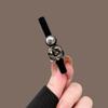 1pc Velvet Black Diamond Pearl Hair Clip with Retro Style Edge Clip Light Luxury and High-end Feel Bangs and Broken Hair Clip