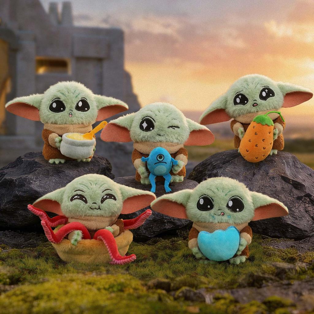 52TOYS BLINDBOX ЗВЕЗДНЫЕ ВОЙНЫ ГРОГУ Планета Полного Живота Серия Плюшевая Игрушка Фигурка из Блайндбокса Официальный Товар Сотрудничества Коллекция Гача Гача Пушистый
