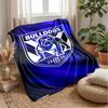 Canterbury-Bankstown Bulldogs Flannel Fleece Blanket Cozy Warm Throw Blanket For Couch Bed Travel All Season Use