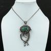 Подвеска Ruby Fuchsite, подвеска из медной проволоки, подвеска ручной работы, драгоценный камень, медные украшения, совершенно новая подвеска, подвеска из проволоки, подарок для мамы
