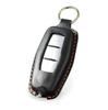 Triton Outlander Smart Key Case Key Cover Mitsubishi Genuine Leather Cowhide Leather Made In Japan [Kakuchaya] (Black/Orange)