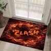 The Clash Design Crystal Velvet Carpet Cozy Non?Slip Printed Rug For Bedroom Living Room Entrance