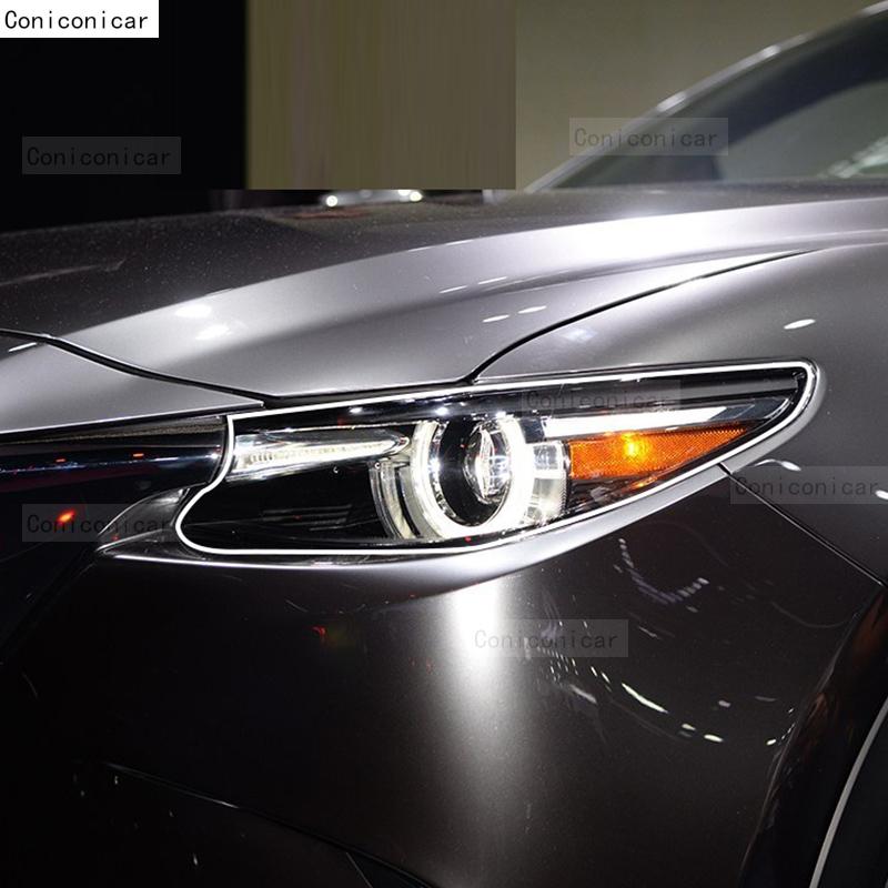 Для MAZDA CX-9 2016-2024 2023 Защитная пленка из прозрачного ТПУ для фар автомобиля, пленка для изменения цвета передних фар
