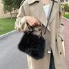 Autumn and Winter New Furry Bag Fur Crossbody Shoulder Strap Plush Bag Versatile Large Capacity Handbag for Women